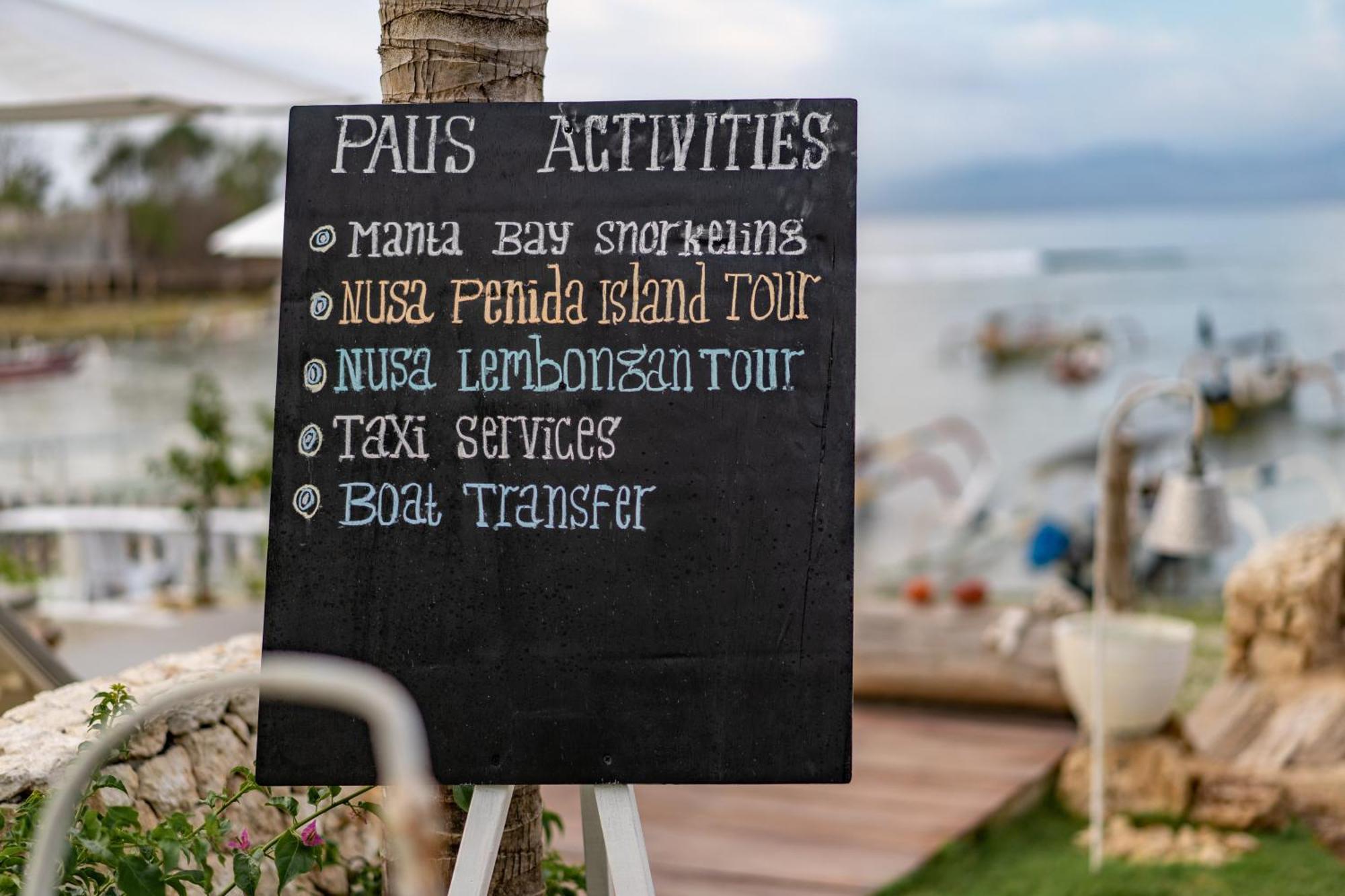 Paus Putih Hotel レンボンガン島 エクステリア 写真